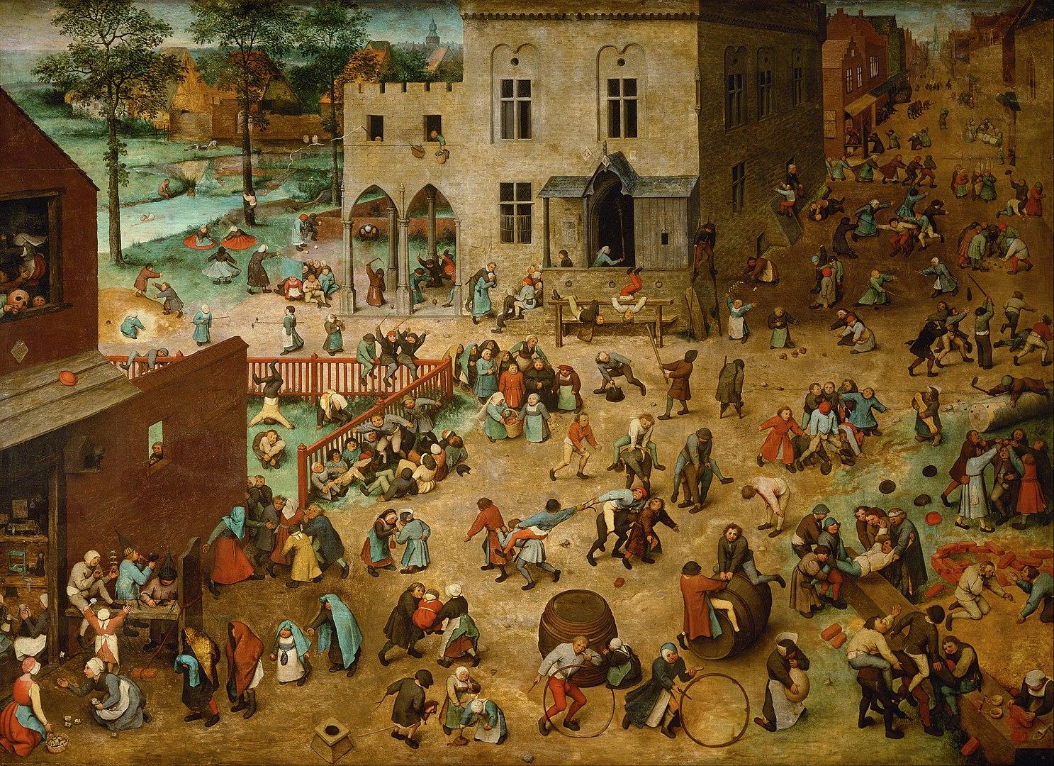 Pieter Bruegel the Elder, Children's Games (Bruegel), 1560