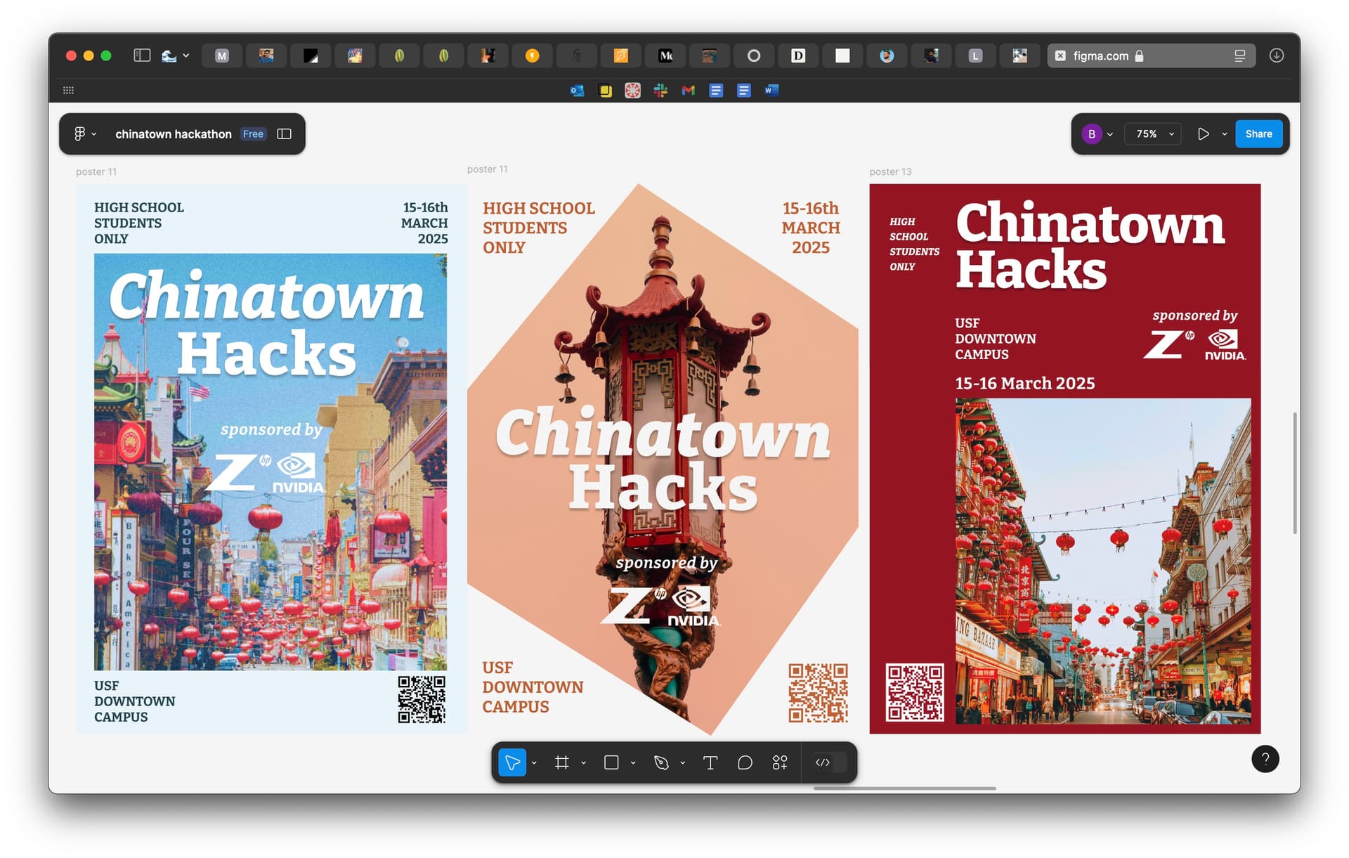 Chinatown Hacks posters