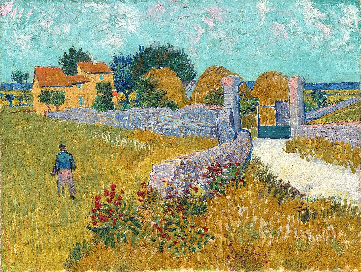 Farmhouse in Provence, 1888, Vincent van Gogh