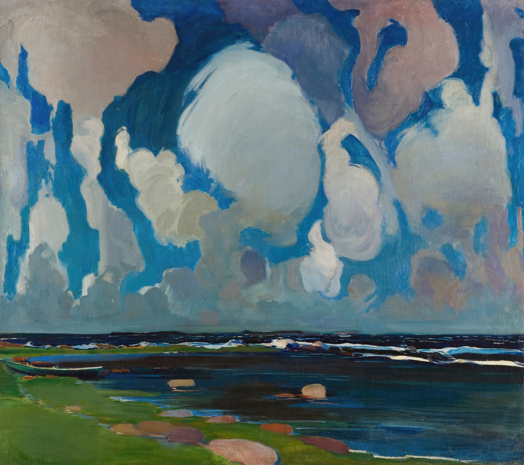 Clouds in Finland (1908) by Konrad Krzyżanowski