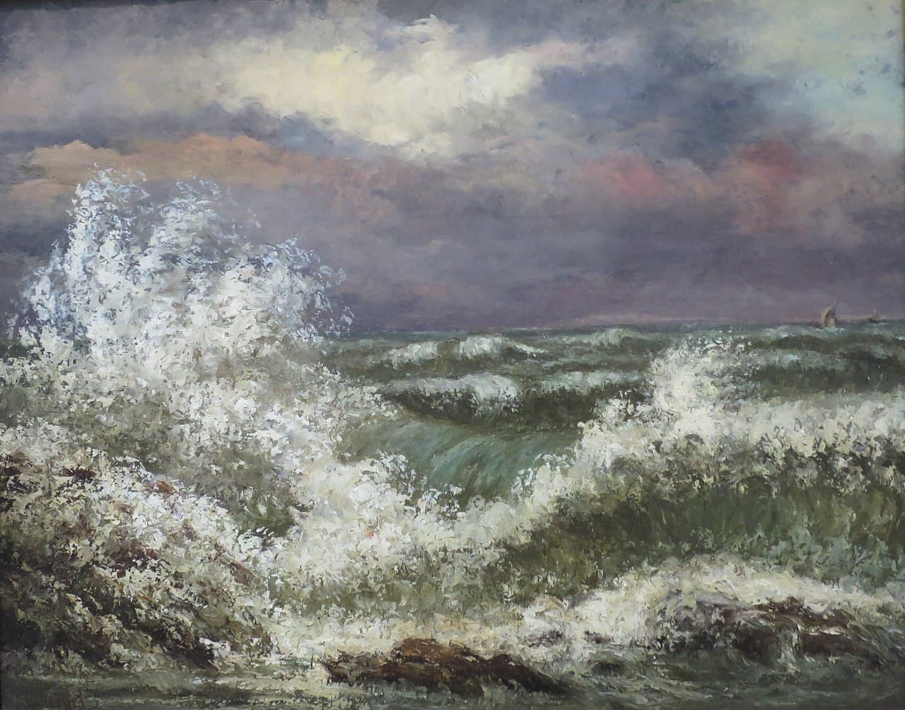 The Wave, ca. 1869 by Gustave Courbet