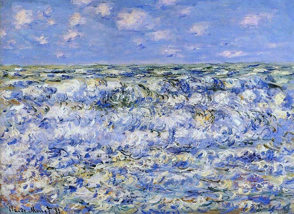 Waves Breaking, 1881, Claude Monet