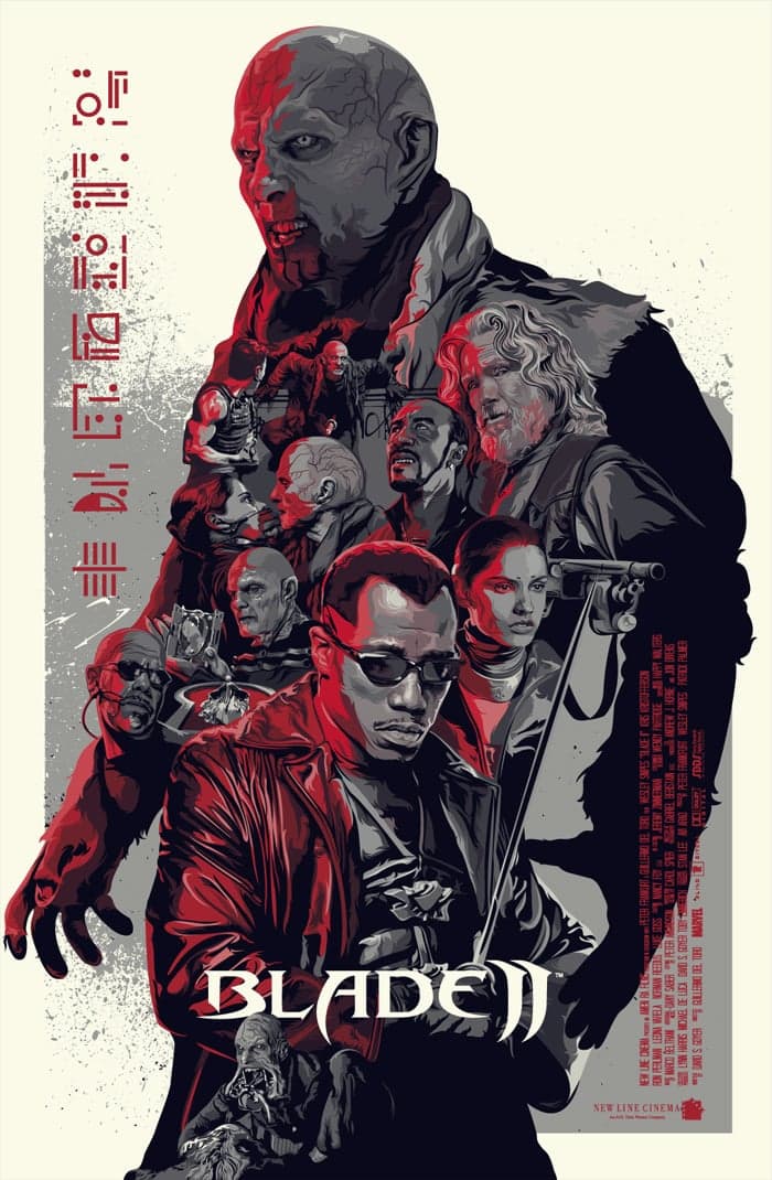 blade ii alternative poster, source: alternativemovieposters.com